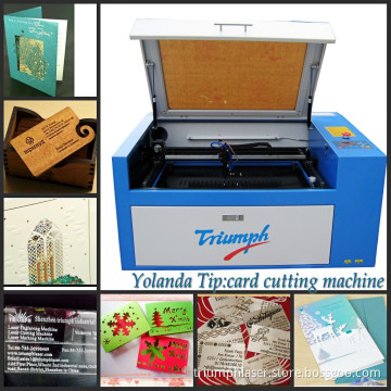 Paper Laser Cutting Machine Business Card Making Machine Greeting/Christmas Card Cutting Gifts Playing Card/Box Laser Engraving Machine Wedding Invitat